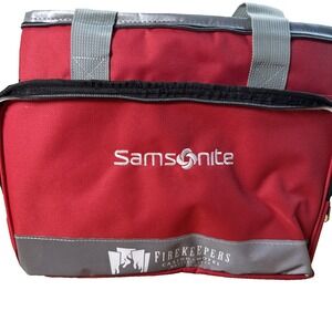 Samsonite Red 12 Can Soft Sided Cooler Firekeepers Casino Logo